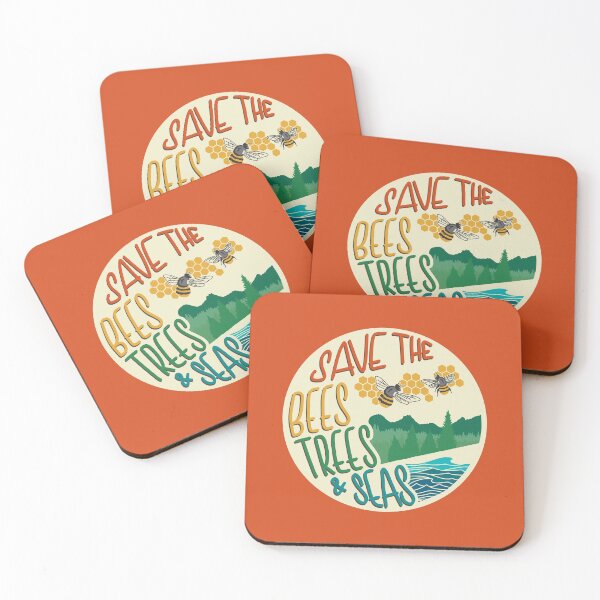 Item preview, Save The Bees, Trees, & Seas | Retro designed and sold by CarlosAlberto.