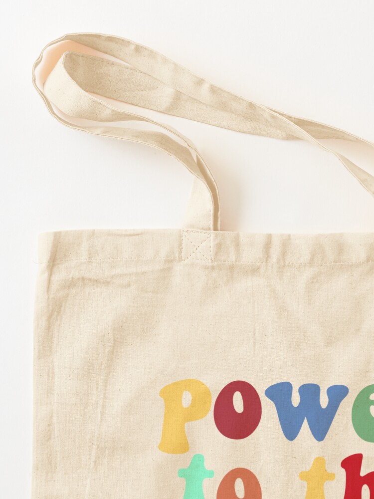 Alternate view of power to the people (rainbow) Tote Bag