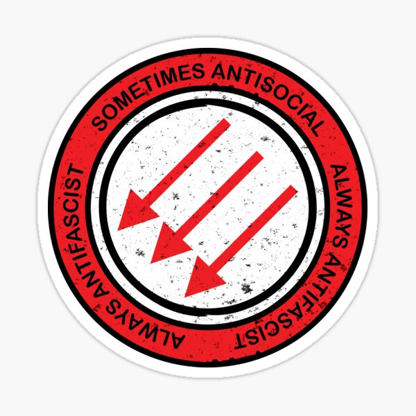 Antifascist Arrows Sticker