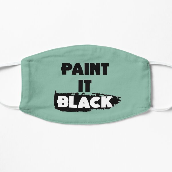 Peint le en noir Masque sans plis