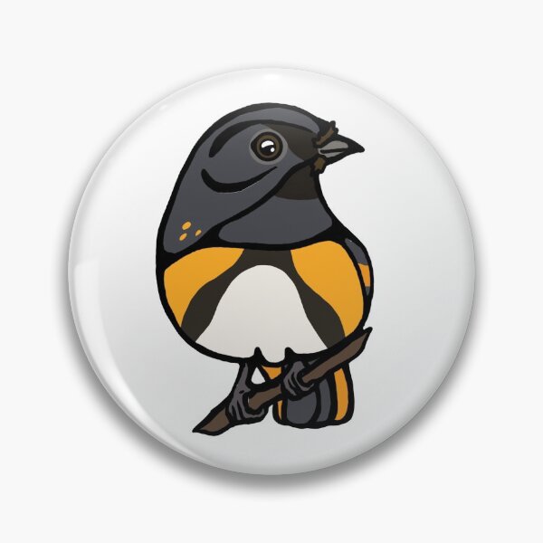 Item preview, American Redstart Warbler Graphic designed and sold by NewWorldAster.