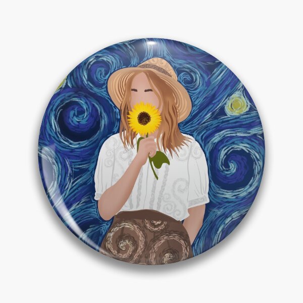 Item preview, Noche estrellada girasol niña designed and sold by Prita-D.