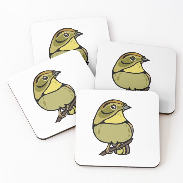 Item preview, Orange Crowned Warbler Graphic designed and sold by NewWorldAster.