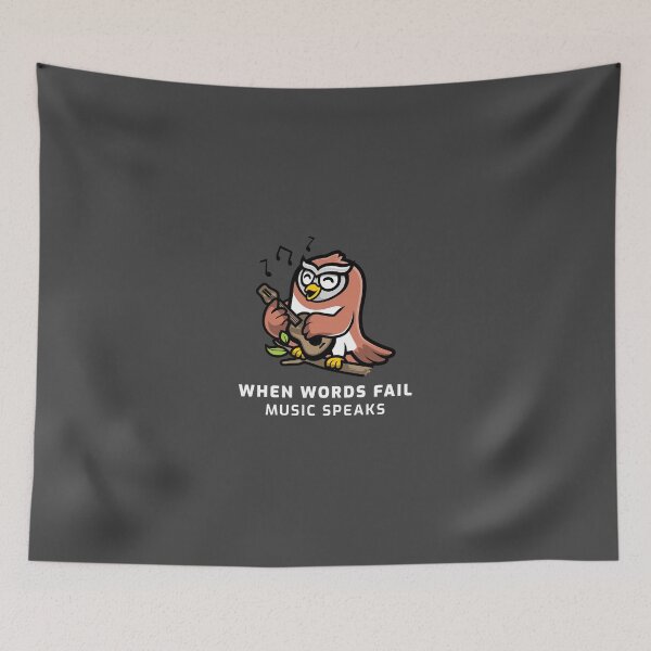 Item preview, When words fail, music speaks designed and sold by MiguelMejia18.