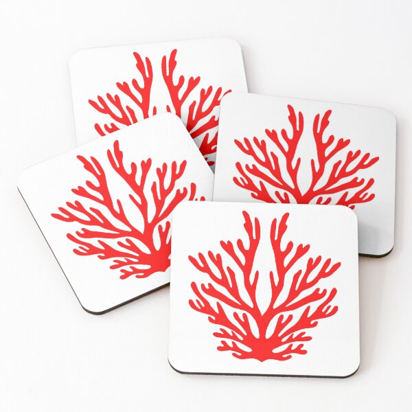 Item preview, RED CORAL, A SIMPLE BUT BOLD & BRIGHT DESIGN OF RED CORAL on the Great Barrier Reef. You will be noticed with this smart design at your next party. designed and sold by JOHNC1.