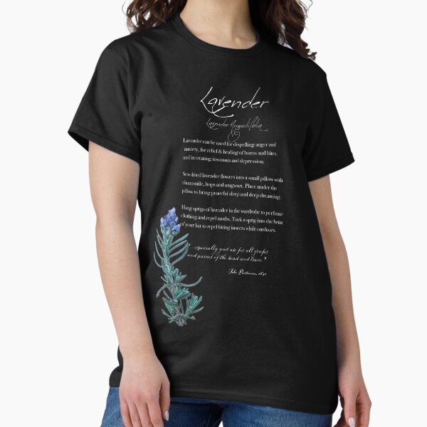 Vista previa del artículo con la obra «Boticario de hierbas: Lavanda», diseñado y vendido por FigTreeMagick.