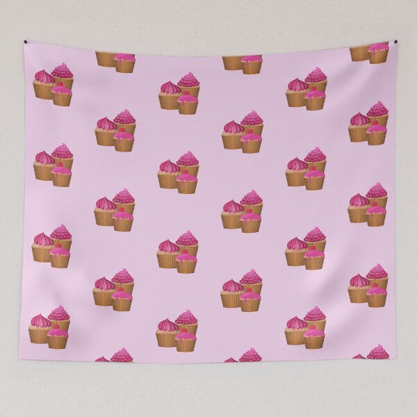 Item preview, 3 Pink Iced Cupcakes designed and sold by Pinnypin.