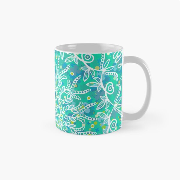Item preview,  Turquoise flowers and grains mandala  designed and sold by MandalaSpirit.