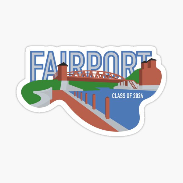 "Fairport Class of 2024" Sticker for Sale by murphydesigns Redbubble