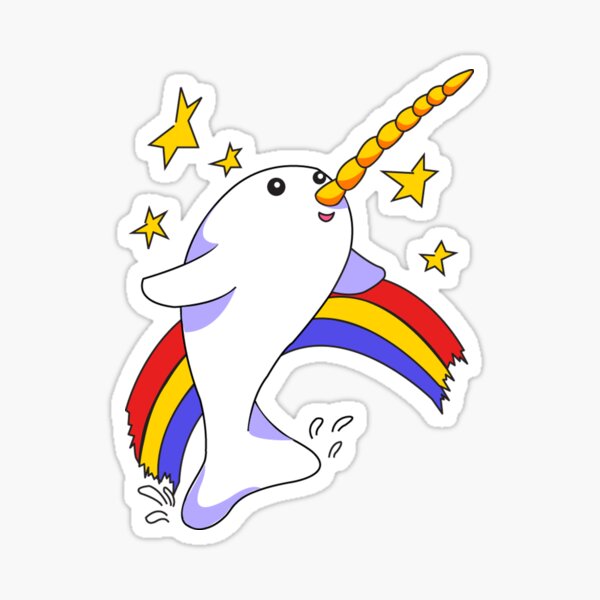 Item preview, Magical Narwhal designed and sold by Carly Dee Arts.