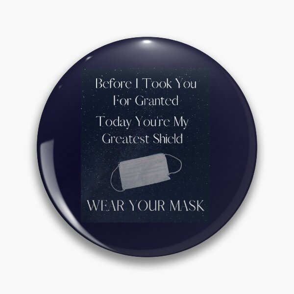Item preview, Face Mask Greatest Shield Message designed and sold by littlebluehouse.