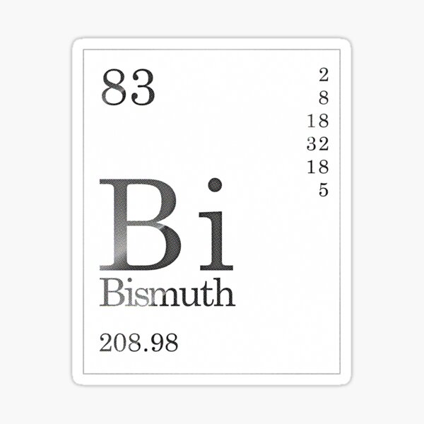 Bismuth Sticker