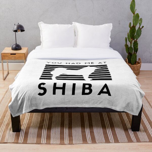 Artikelvorschau, Du hattest mich bei Shiba feat. Lilly the Shiba Inu - Schwarzer Text auf Weiß entworfen und verkauft von shibalilly.