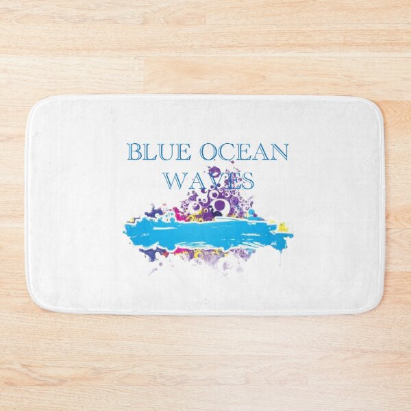 Item preview, Blue ocean waves new design  designed and sold by Cardio Boutique.