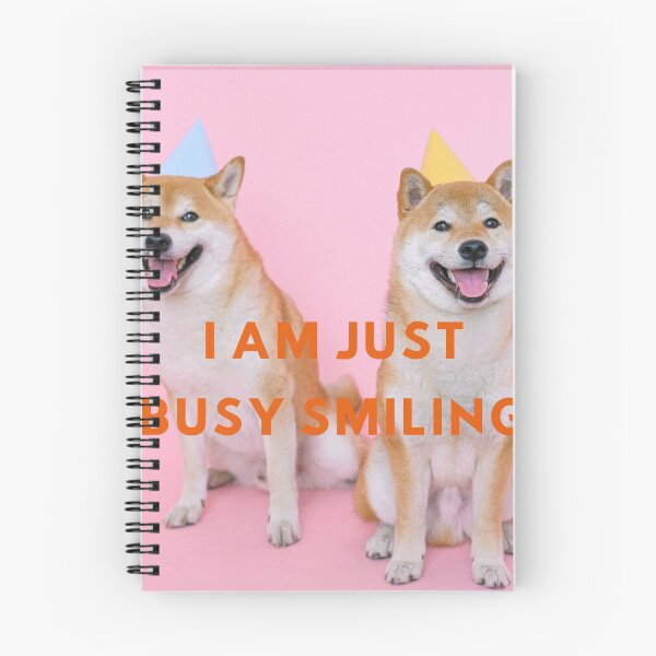 Item preview, I'm just busy smiling | Stay happy | Stay positive | Happy life | Enjoy the moment designed and sold by QLAlife.