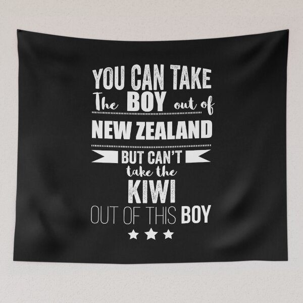 Item preview, Can take boy out of New Zealand but Can't take the Kiwi New Zealander out of the boy designed and sold by losttribe.