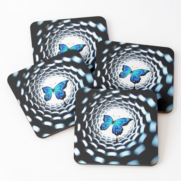 Item preview, Butterfly flying into a portal designed and sold by helenkaiy.