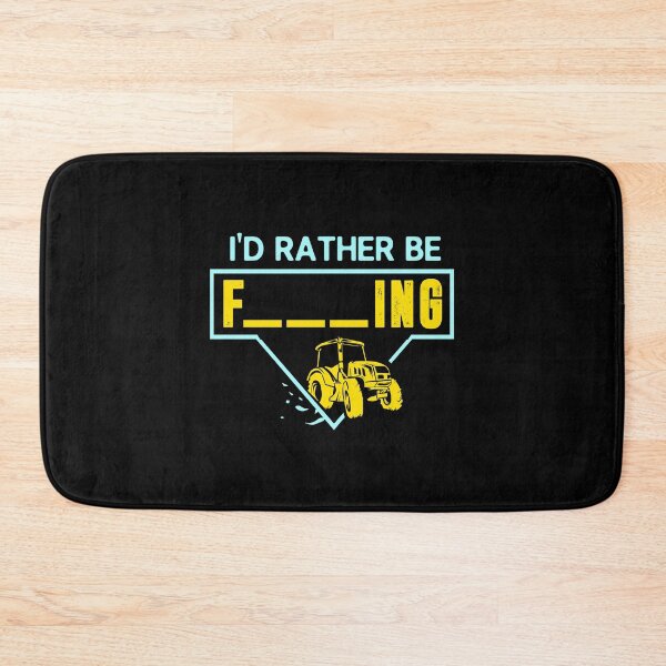 Item preview, Mens I'd Rather Be Farming Tractor Design For A Hobby Farmer print designed and sold by AYDreamers.
