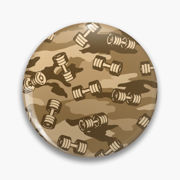Item preview, Dumbbell Gym Camo DESERT designed and sold by GrandeDuc.
