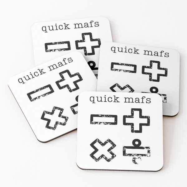 Item preview, Quick Mafs designed and sold by flying-flamingo.