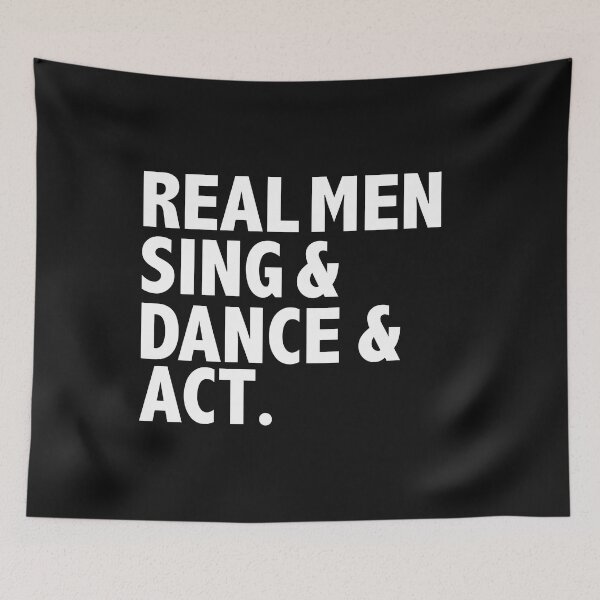 Item preview, Real Men Sing Dance Act Triple Theater Musicals designed and sold by losttribe.