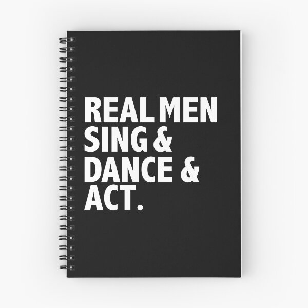 Item preview, Real Men Sing Dance Act Triple Theater Musicals designed and sold by losttribe.