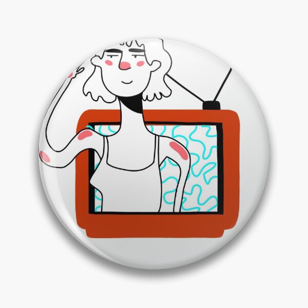 Item preview, popping out of tv designed and sold by rosytipped.