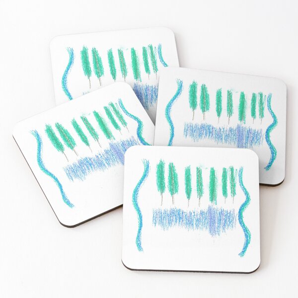 Item preview, Trees next to the river designed and sold by lion-house.