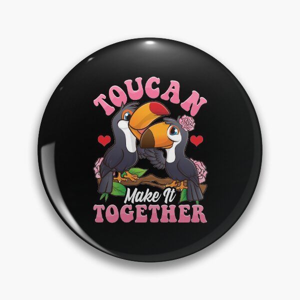 Item preview, Toucan Make It Together Cute & Funny Bird Pun designed and sold by perfectpresents.