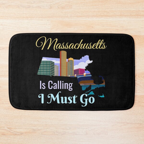 Item preview, Massachusetts is Calling I Must Go Design designed and sold by Paula Helit.