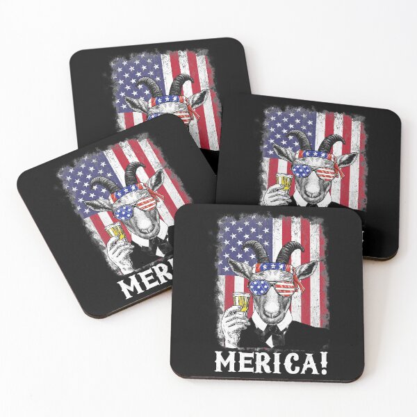 Item preview, Goat Merica 4th of July designed and sold by ManishDayal.