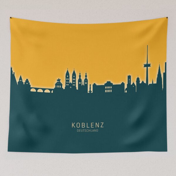 Item preview, Koblenz Germany Skyline designed and sold by ArtPrints.