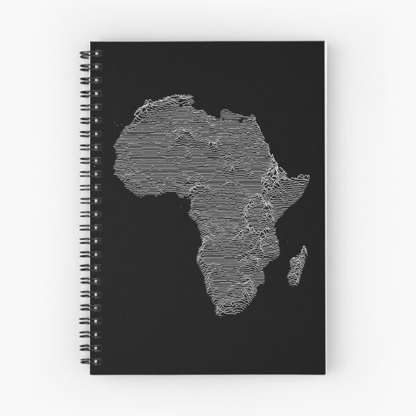 Item preview, Africa Map Unknown Topography Rock style designed and sold by Mad Over Store.