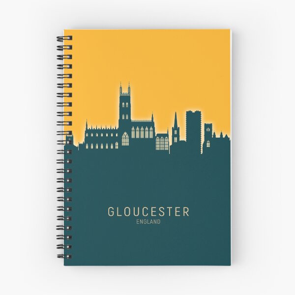 Artikelvorschau, Skyline von Gloucester, England entworfen und verkauft von ArtPrints.