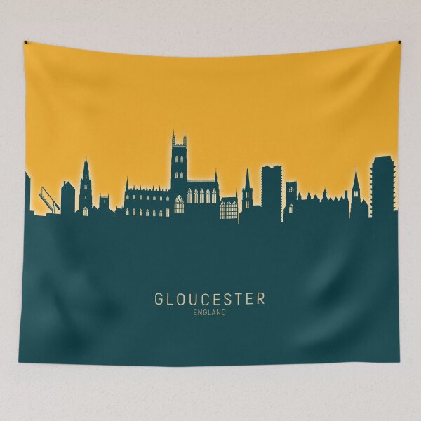 Item preview, Gloucester England Skyline designed and sold by ArtPrints.