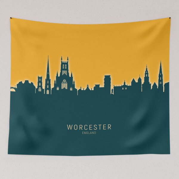 Item preview, Worcester England Skyline designed and sold by ArtPrints.