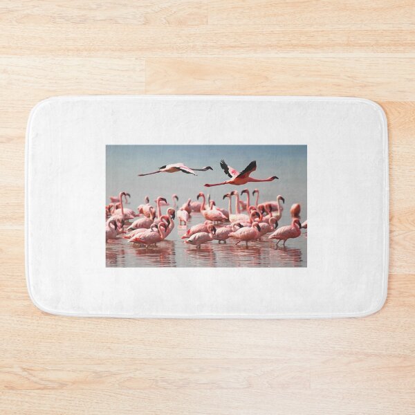 Item preview, Lesser Flamingos Flypast #1 designed and sold by Carole-Anne.