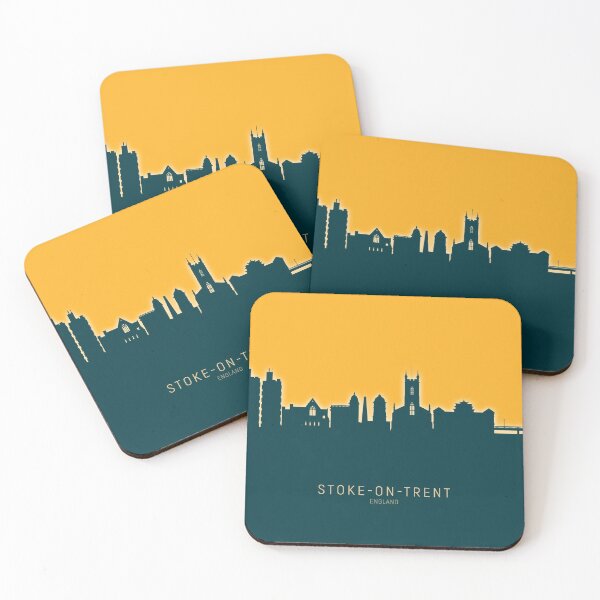 Item preview, Stoke-on-Trent England Skyline designed and sold by ArtPrints.