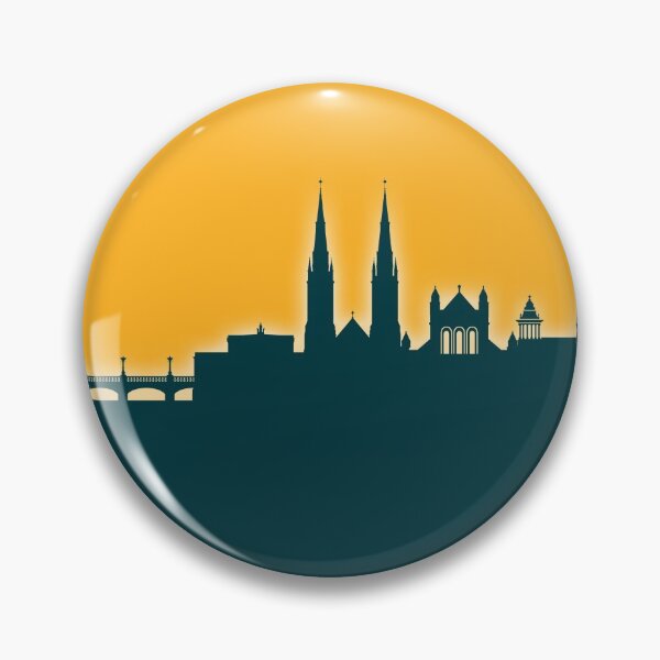 Artikelvorschau, Belfast Northern Ireland Skyline entworfen und verkauft von ArtPrints.