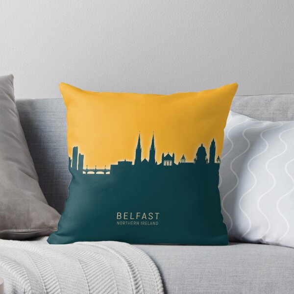 Item preview, Belfast Northern Ireland Skyline designed and sold by ArtPrints.