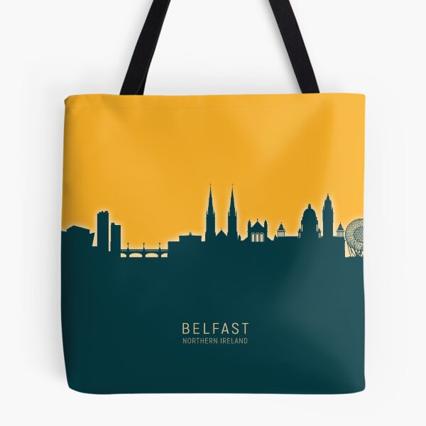 Item preview, Belfast Northern Ireland Skyline designed and sold by ArtPrints.