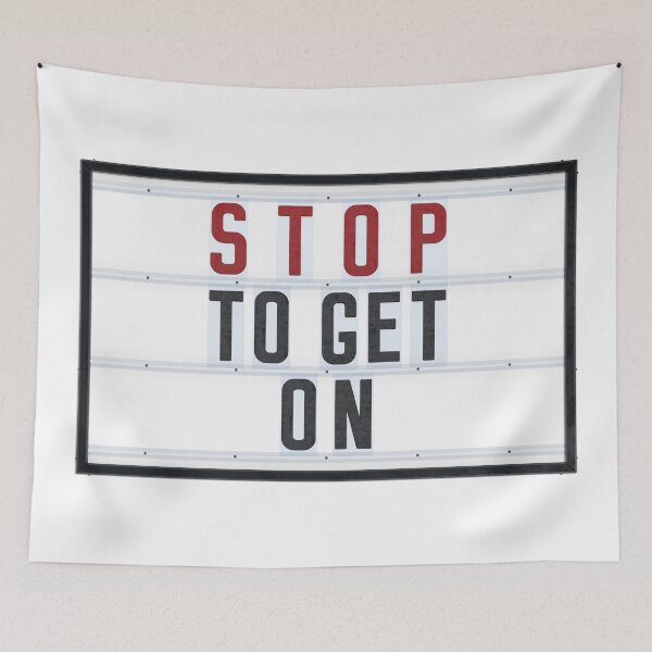 Item preview, STOP to get ON - Lightbox designed and sold by Art-Frankenberg.