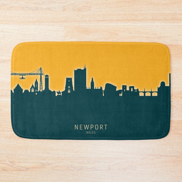 Item preview, Newport Wales Skyline designed and sold by ArtPrints.