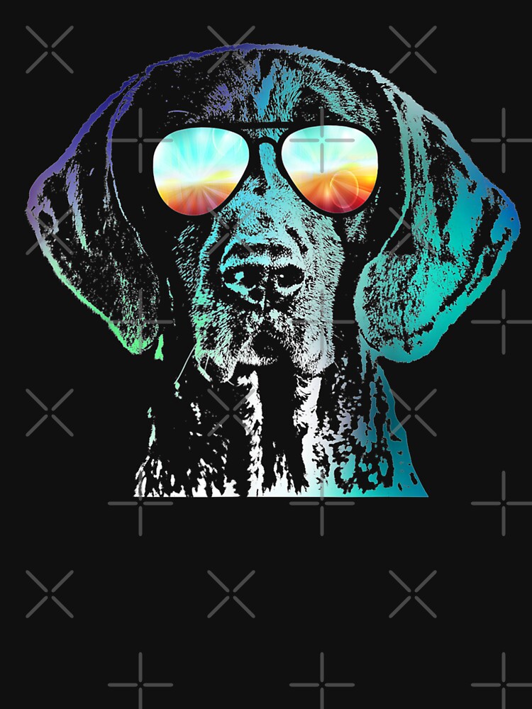 German Shorthaired Pointer Neon Dog by BrunoCotilla