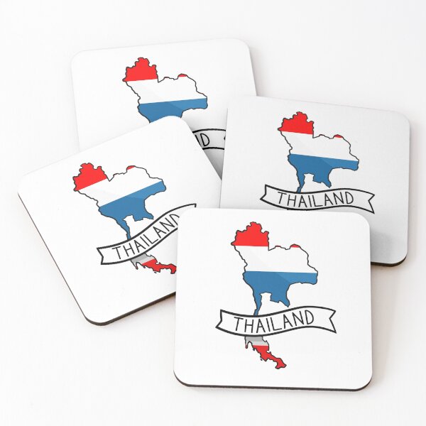 Item preview, Thailand Flag Map Sticker designed and sold by Drawingvild.