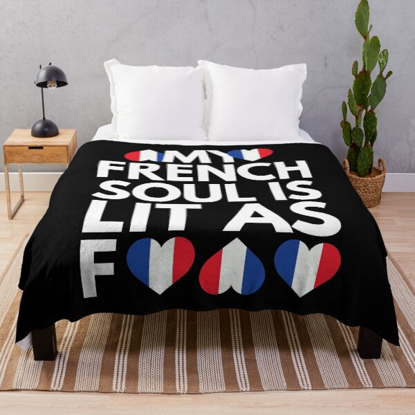 Item preview, My French Soul is Lit AF designed and sold by HelloFromAja.