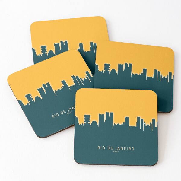 Item preview, Rio de Janeiro Brazil Skyline designed and sold by ArtPrints.