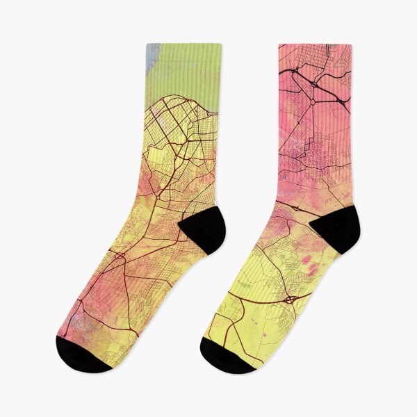 Item preview, Havana Cuba Street Map Art Yellow World designed and sold by IvonDesign.