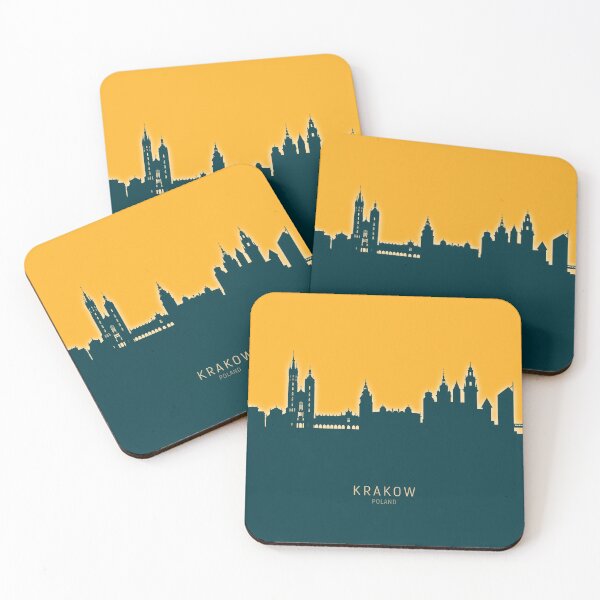 Item preview, Krakow Poland Skyline designed and sold by ArtPrints.