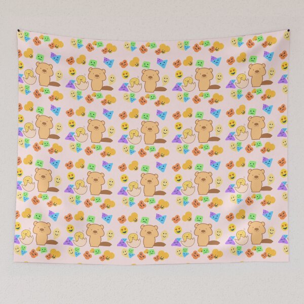 Item preview, happy beaver and newborn chick designed and sold by Aerithcloud01.